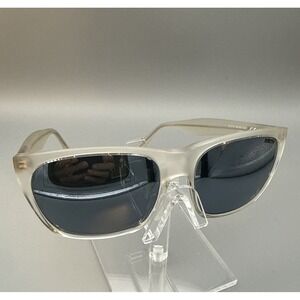 SMITH Tioga Crystal Split Carbonic Clear Matte Sunglasses 57-18-145 Grey Lenses